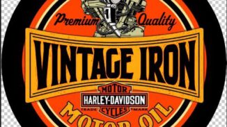 Harley Davidson Coaster Vintage Iron Design – 55cm