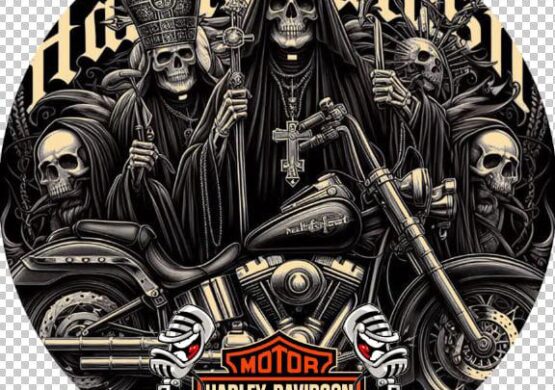 Harley Davidson Coaster Motorbike Design – 55cm