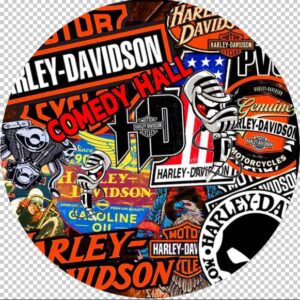 Harley Davidson Coaster Logo Design - 55cm